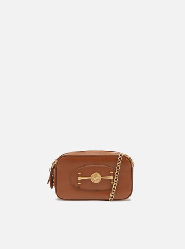 Bolsa Tiracolo Caramelo Couro  Pequena