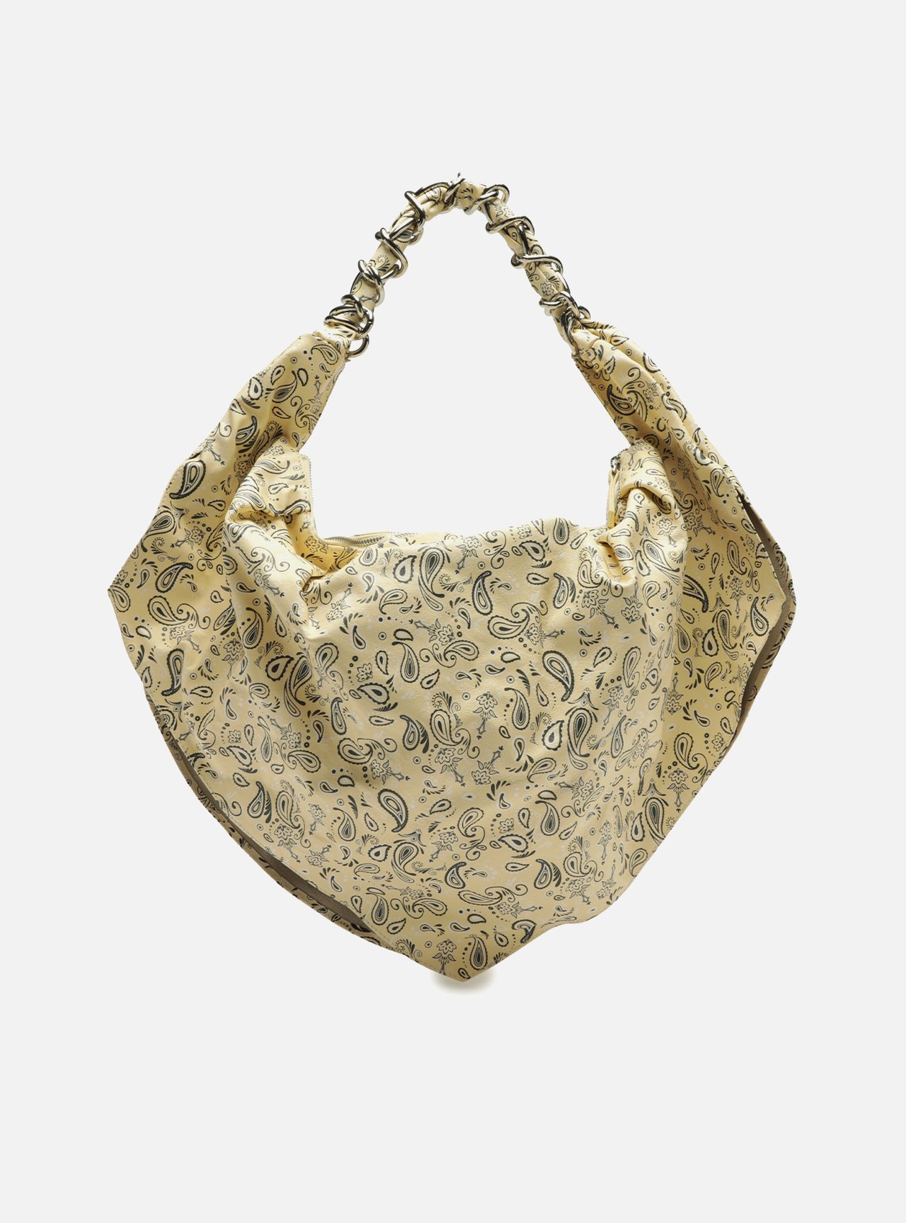 Bolsa Hobo Amarela Paisley Grande Livia — foto 3