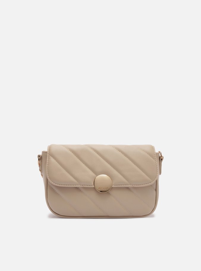 Bolsa Tiracolo Nude Média Matelassê Corrente