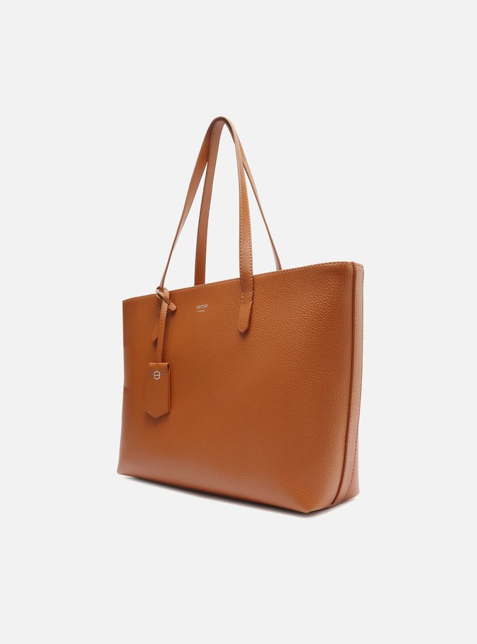 Bolsa Shopping Marrom Grande Bag Charm