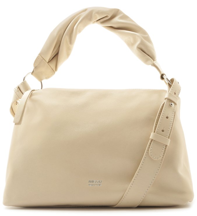 Bolsa Tote Couro Caroline Grande Off-White