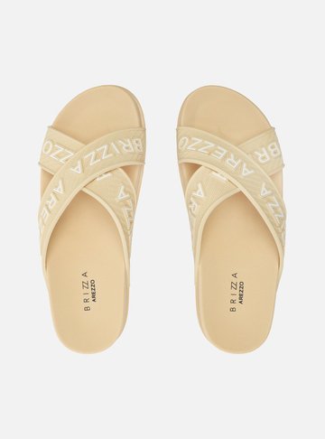 Sandália Papete Off-White Tiras Greta Eletrizzante
