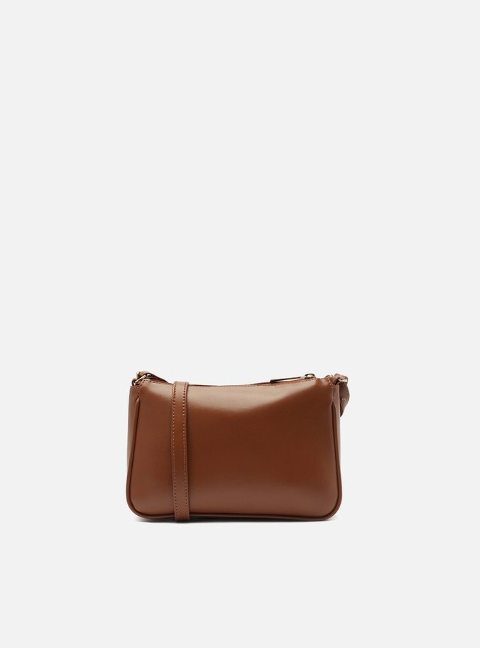 Bolsa Tiracolo Marrom Iara Pequena Bege