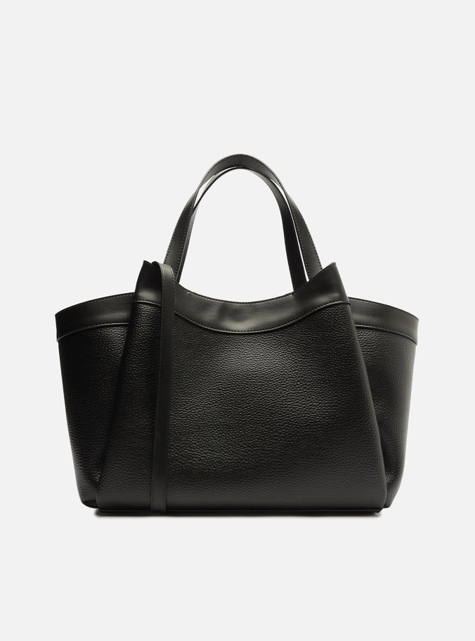 Bolsa Tote Preta Grande Bag Charm