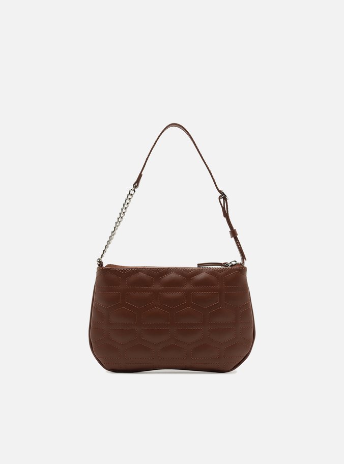 Bolsa Tiracolo Marrom Pequena