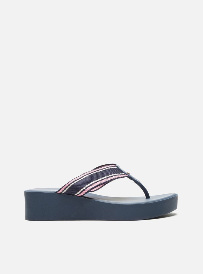 Chinelo Azul Flatform Gorgurão Brizza
