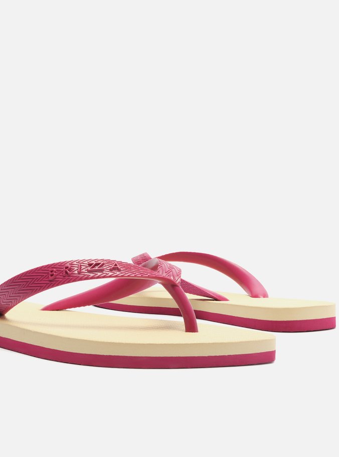 Chinelo de Dedo Rosa Bicolor Roma Basics