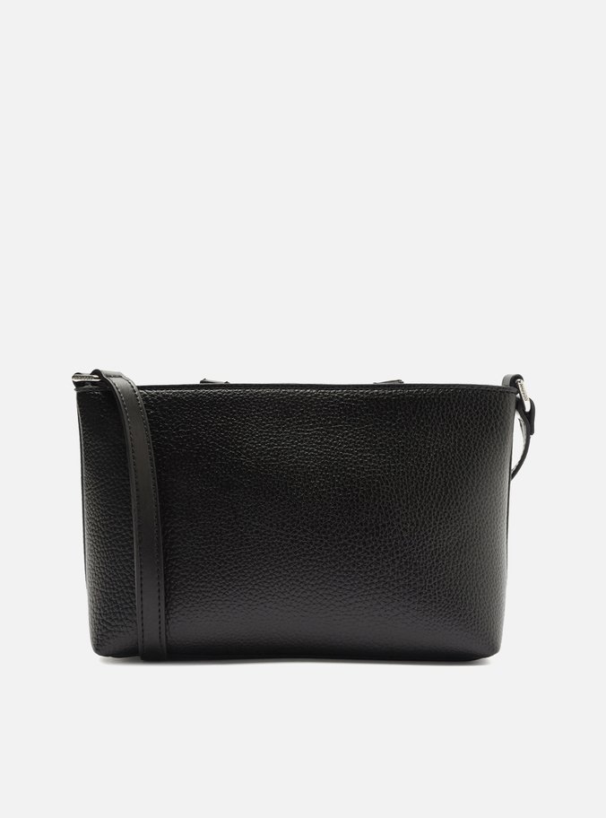 Bolsa Tiracolo Preta Média Faixas