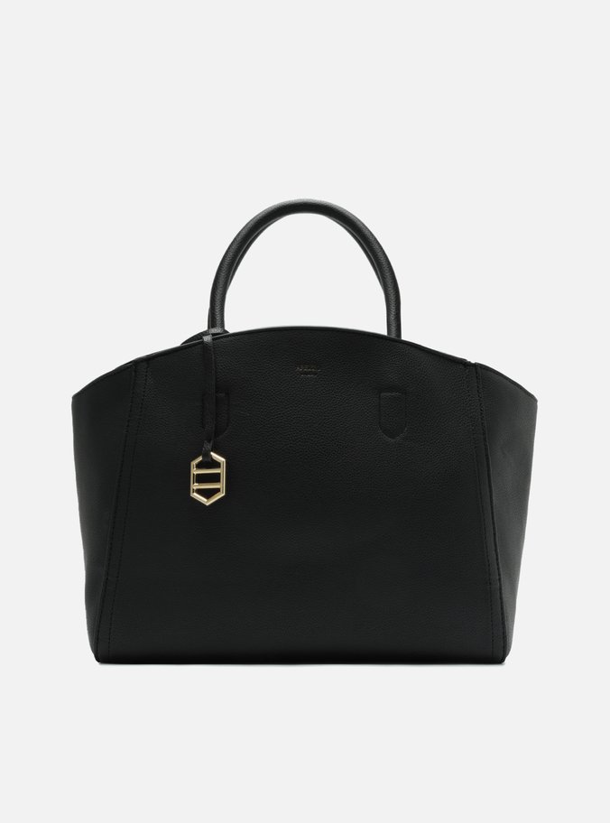 Bolsa Tote Preta Grande Bag Charm