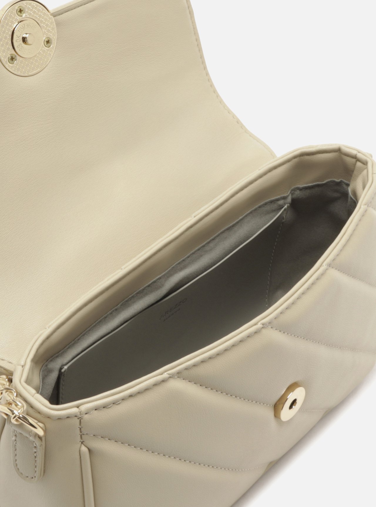 Bolsa Tiracolo Nude Média Matelassê Corrente — foto 4