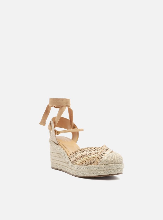 Espadrille Bege Salto Alto