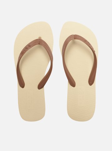Chinelo de Dedo Marrom Coffee Bicolor Roma