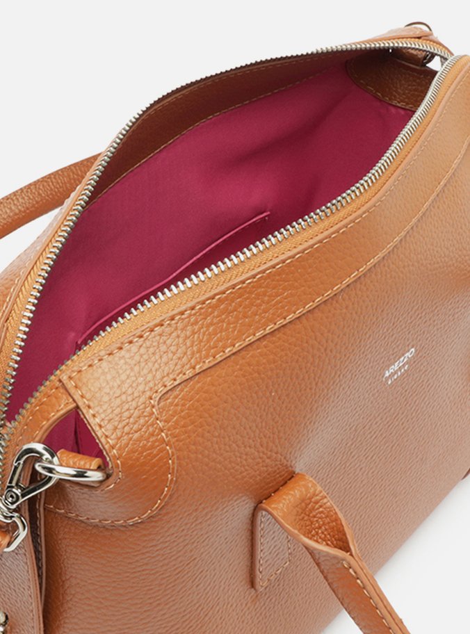 Bolsa Bowling Marrom Grande Recortes