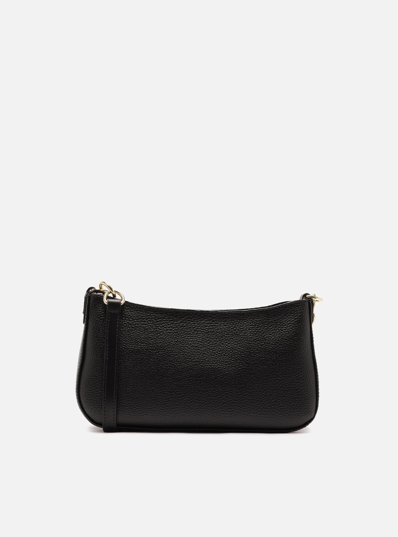 Bolsa Shoulder Preta Texturizada Média — foto 3