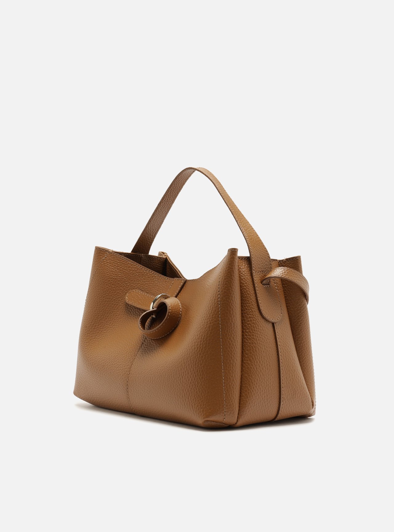 Bolsa Tote Marrom Média Laço — foto 2