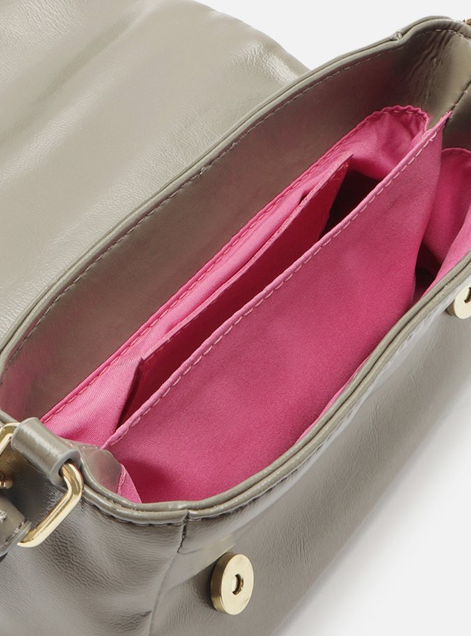 Bolsa Tiracolo Cinza Pequena Alça Extra Corrente
