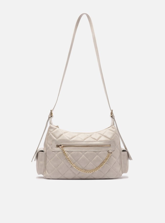 Bolsa Tiracolo Off White Média Matelassê Bolsos
