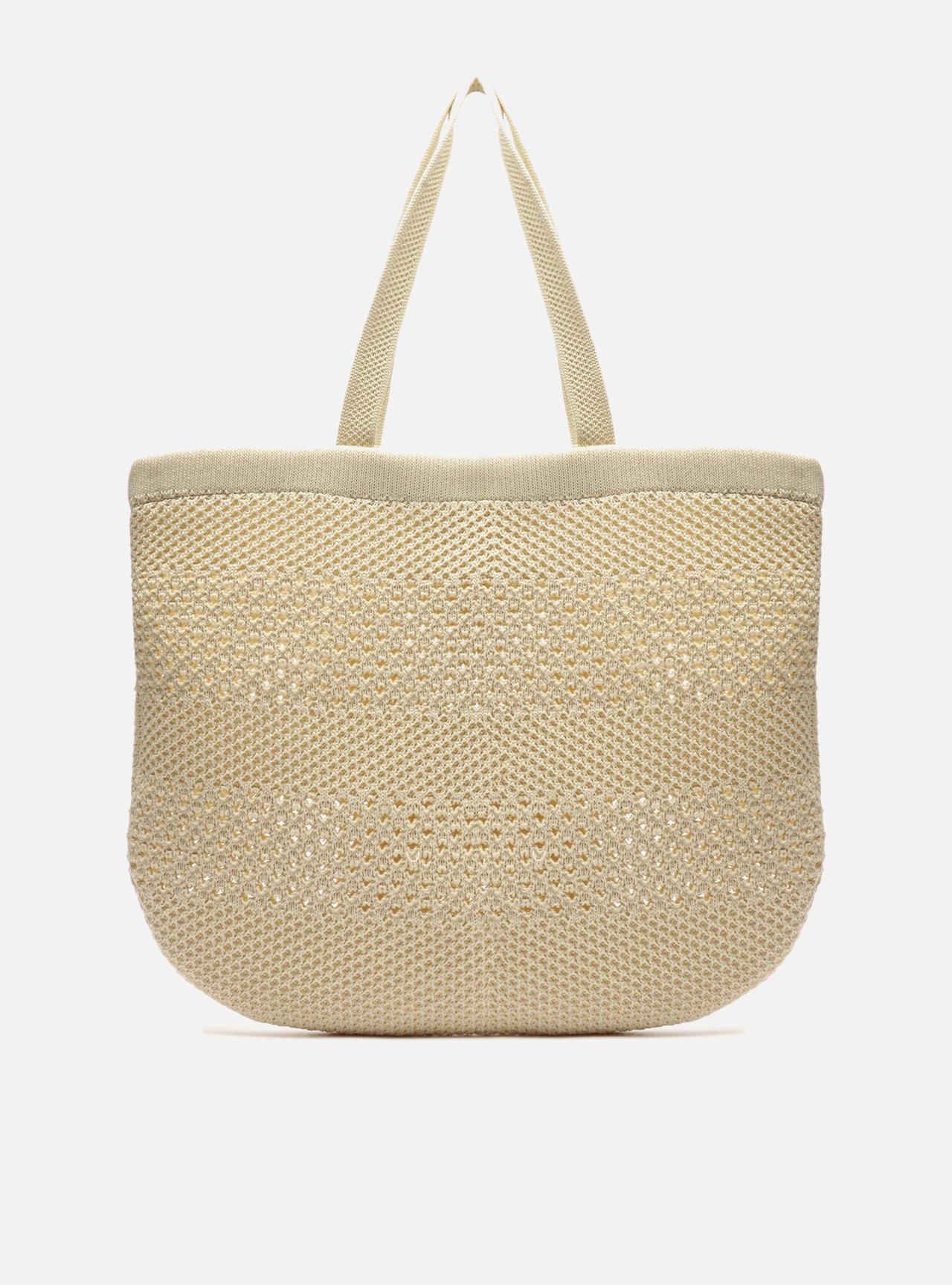 Bolsa Shopping Off-White Crochê Grande Camille — foto 3