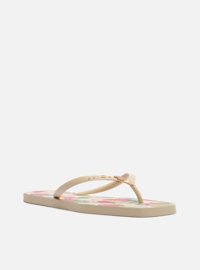 Chinelo de Dedo Branco Collab Loccitane