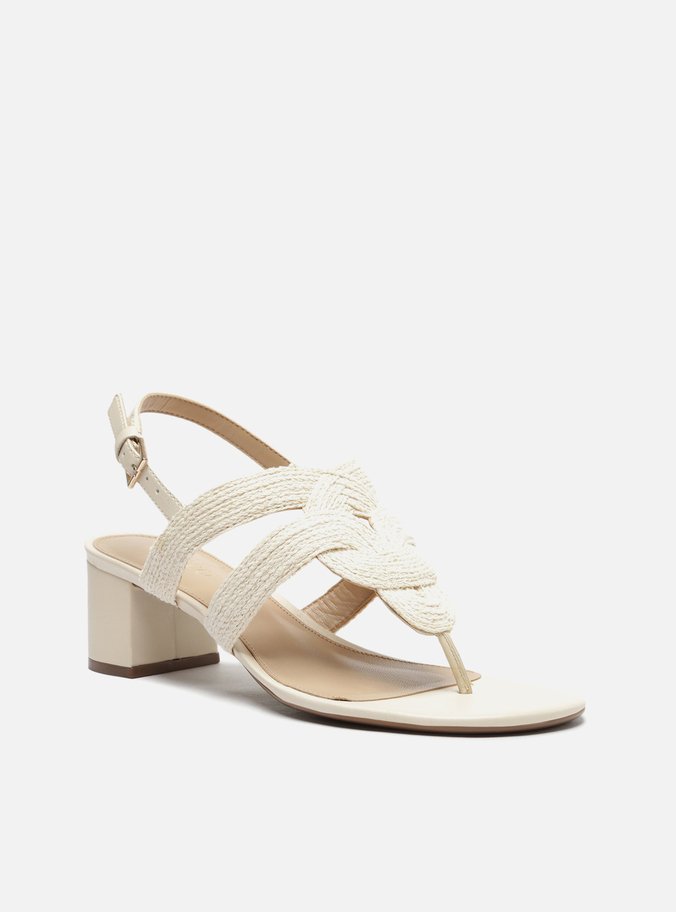 Sandália Off-White Bloco Bordada