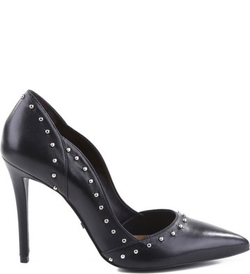 Scarpin Couro  Preto