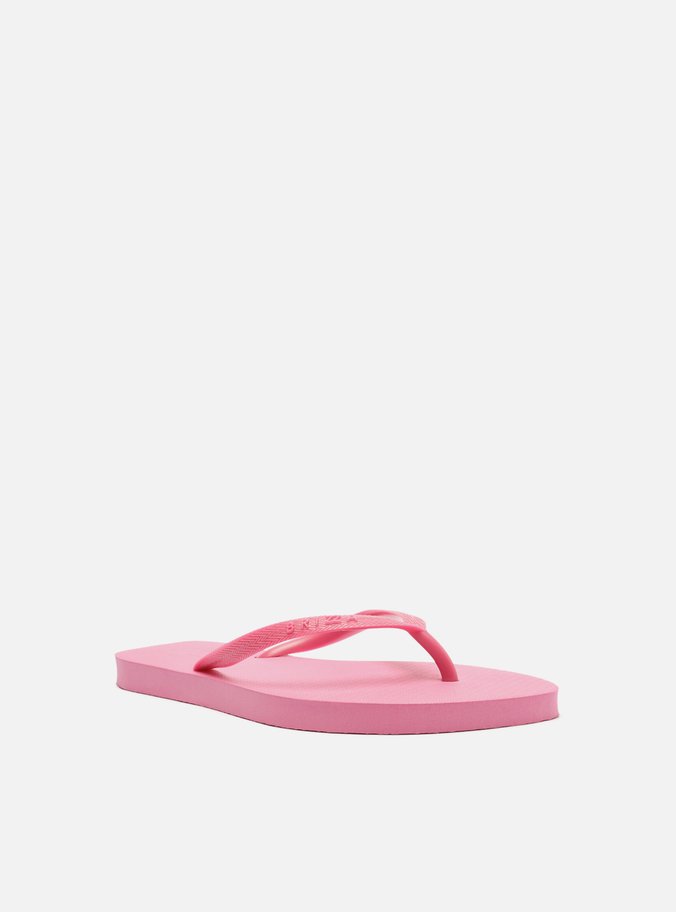 Chinelo de Dedo Rosa Leaf Brizza