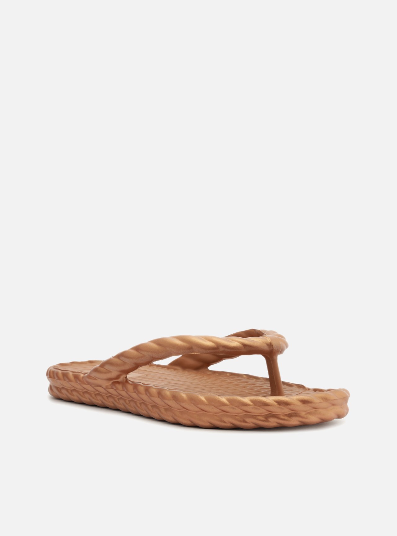 Chinelo de Dedo Dourado Marrocos Brizza — foto 2