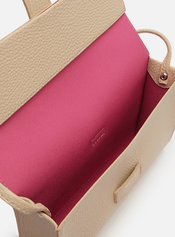 Bolsa Tiracolo Bege Betina Pequena