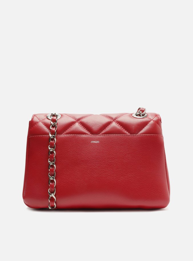 Bolsa Tiracolo Vermelha Couro Mizz Média