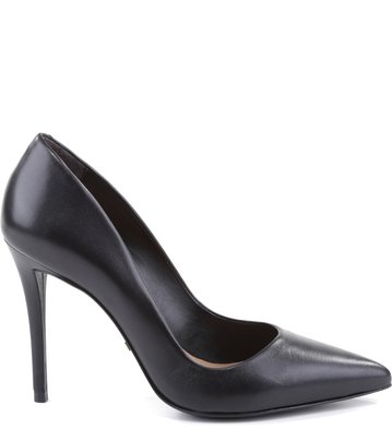 Scarpin Couro Preto