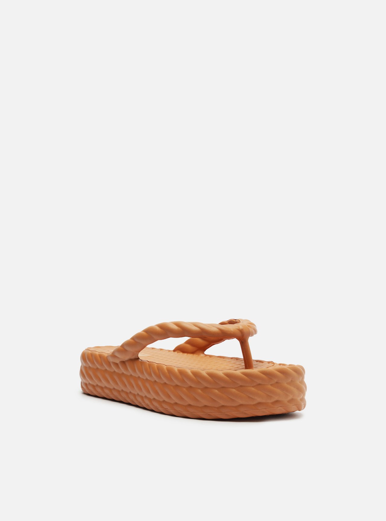 Sandália Marrom Flatform Brizza — foto 2