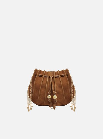 Bolsa Tiracolo Marrom Pequena