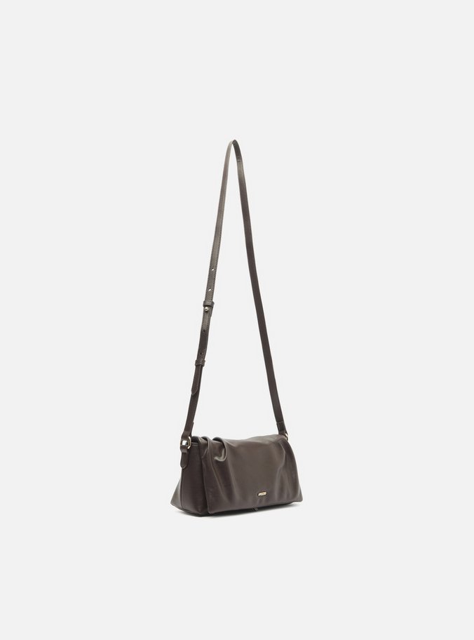Bolsa Tiracolo Marrom Pequena