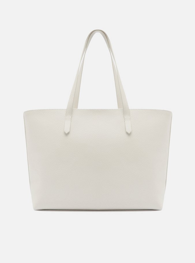 Bolsa Shopping Branca Grande Bag Charm