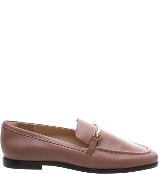 Mocassim Couro Smoke Rose Little Metal
