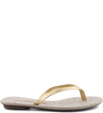 Rasteira Metallic Ouro