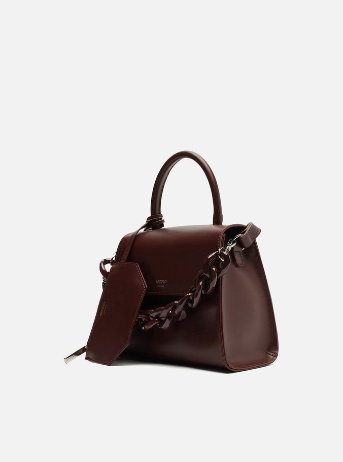 Bolsa Satchel Vermelha Iara Média