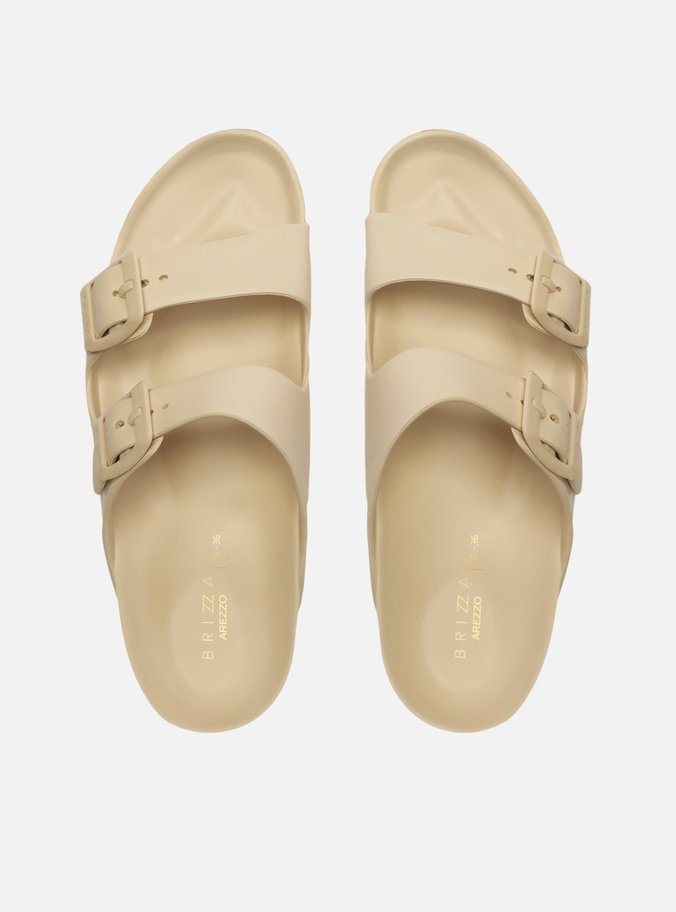 Slide Off-White Flatform Tiras Brizza