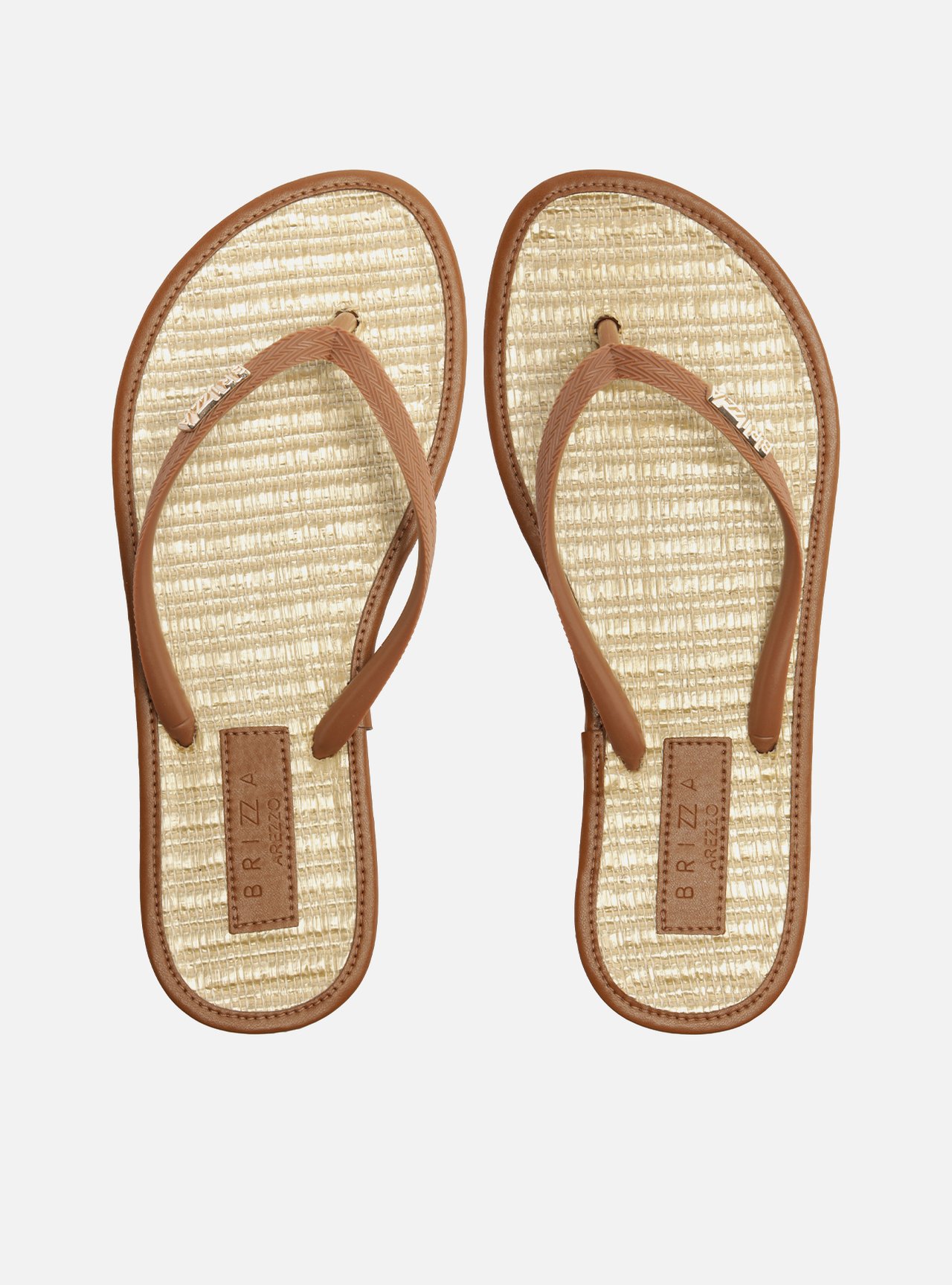 Chinelo de Dedo Marrom Palha Essential Brizza — foto 1
