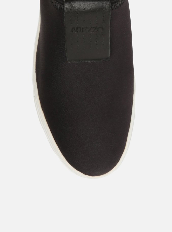 Tênis Flatform Preto Slip On