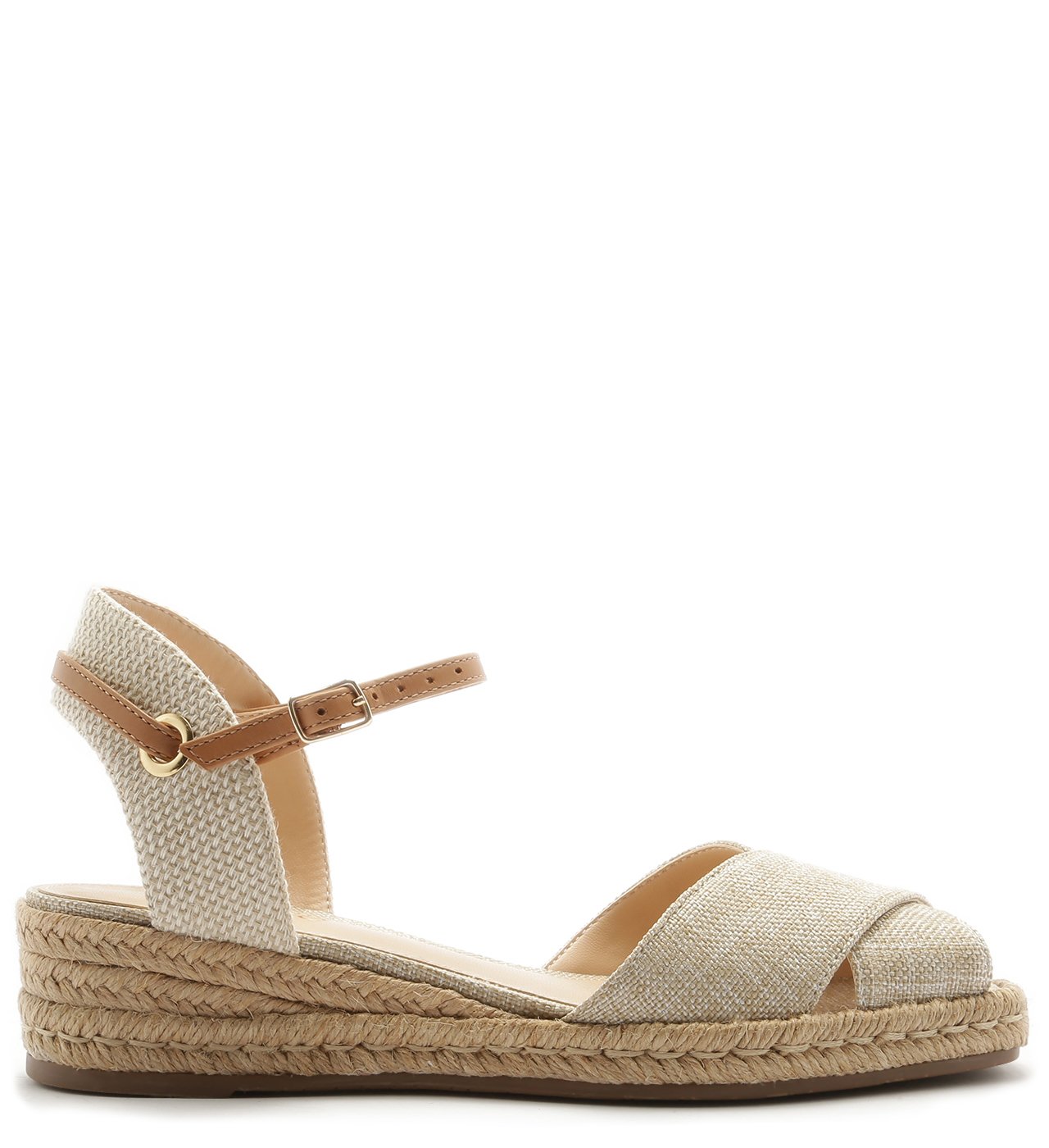 Espadrille Anabela Baixo Salto Baixo Espadrille Baixa Aberta