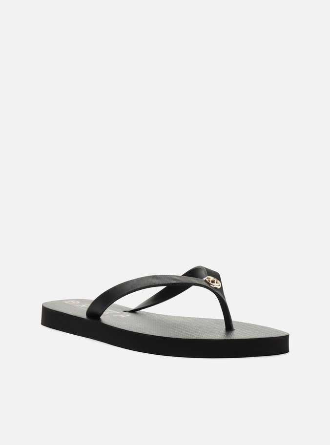Chinelo de Dedo Preto Pedraria Brizza