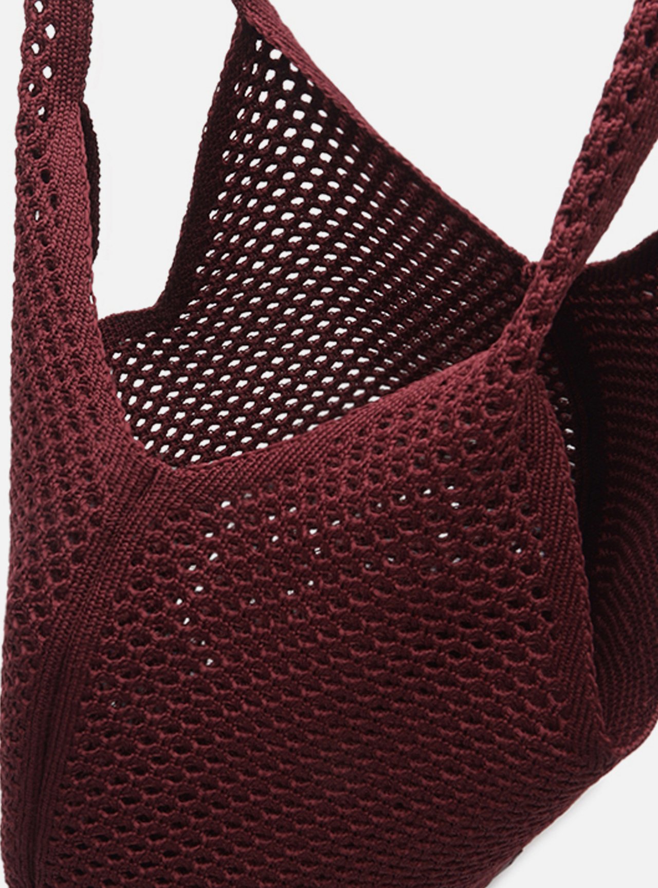 Bolsa Shopping Vermelha Knit Média Brizza — foto 4