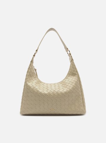 Bolsa Hobo Off-White Tressê Média Alça