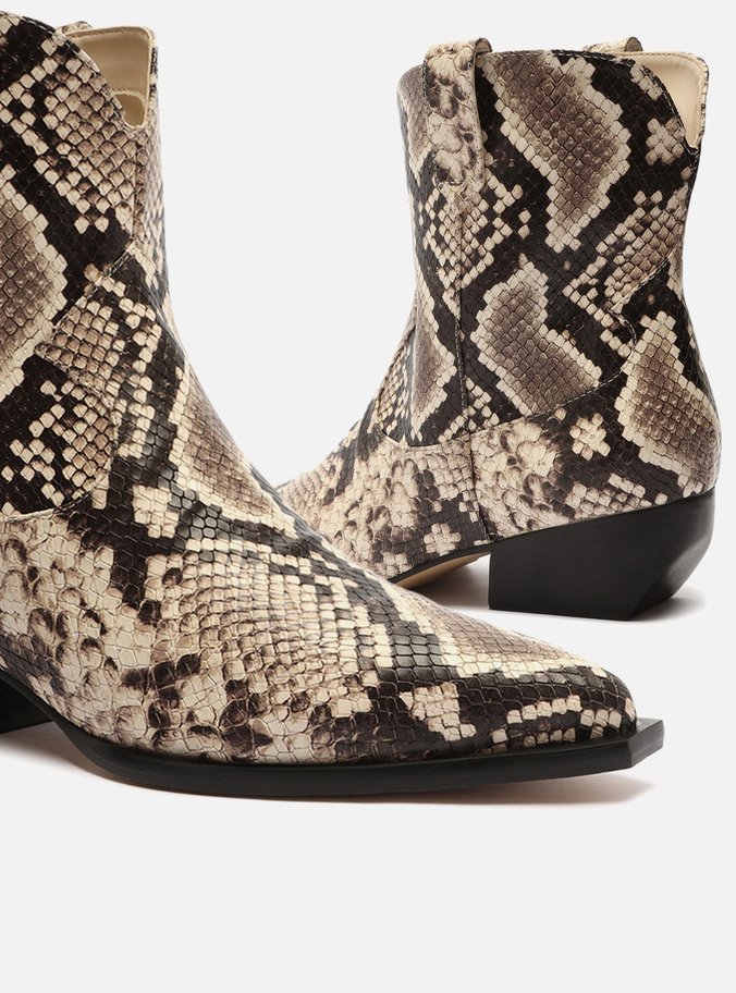 Bota Snake Cano Curto Western
