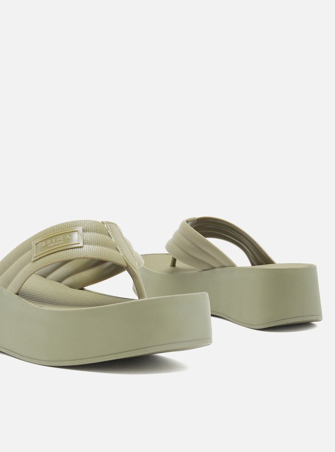 Tamanco Verde Flatform Lulu Brizza