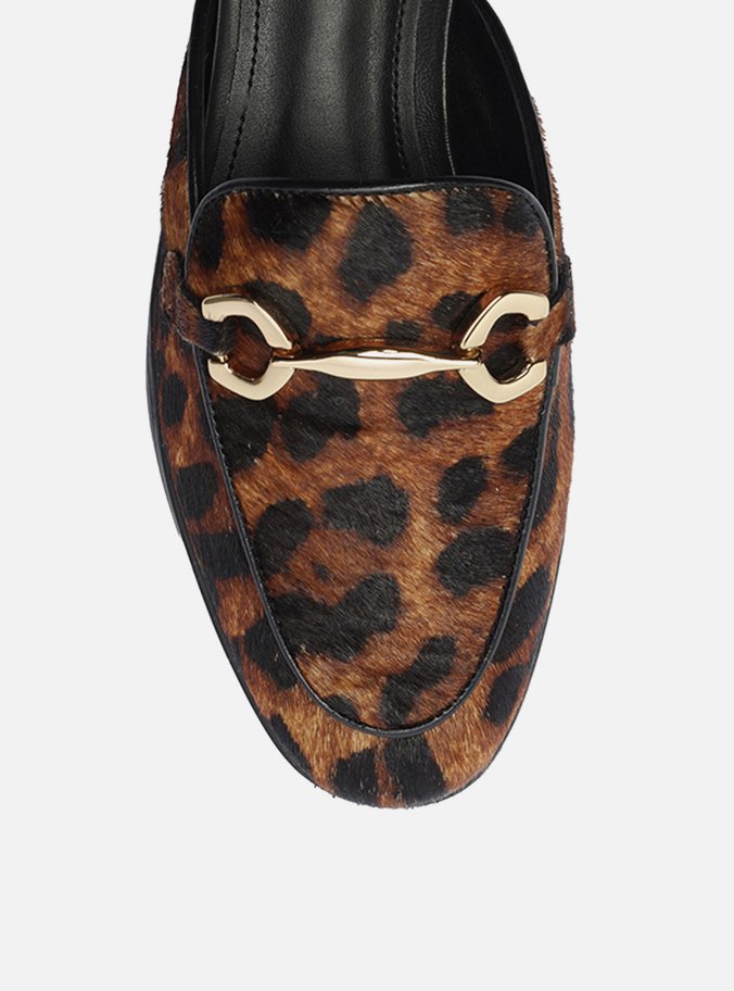Mule Animal Print Bridão Metálico Básica