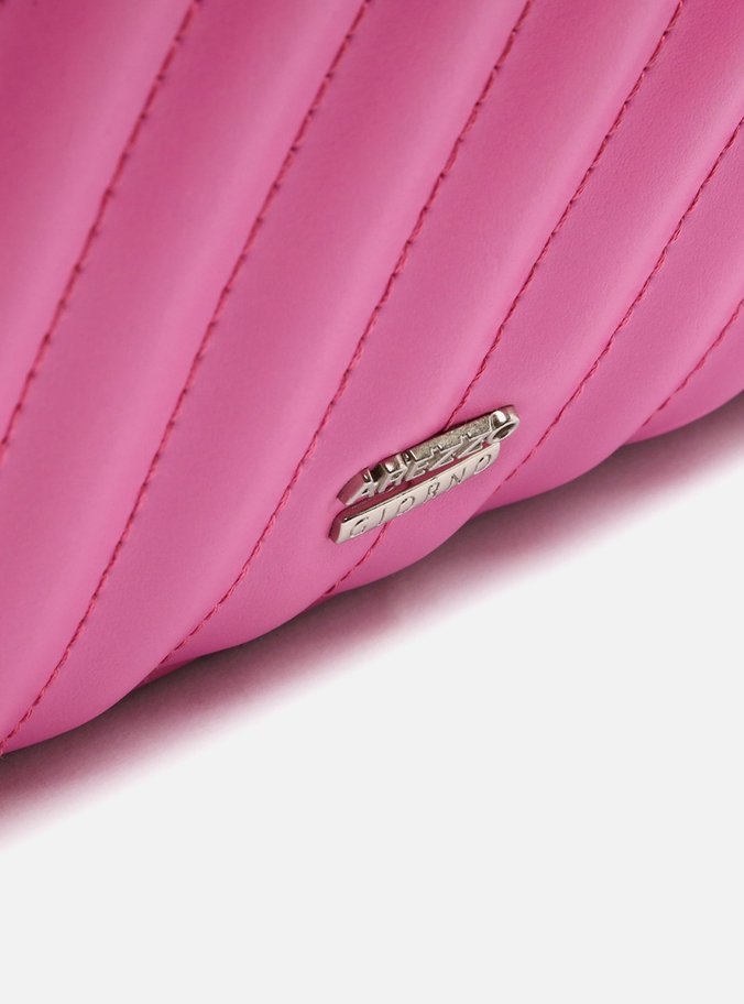 Bolsa Tiracolo Rosa Giorno Média Colorida