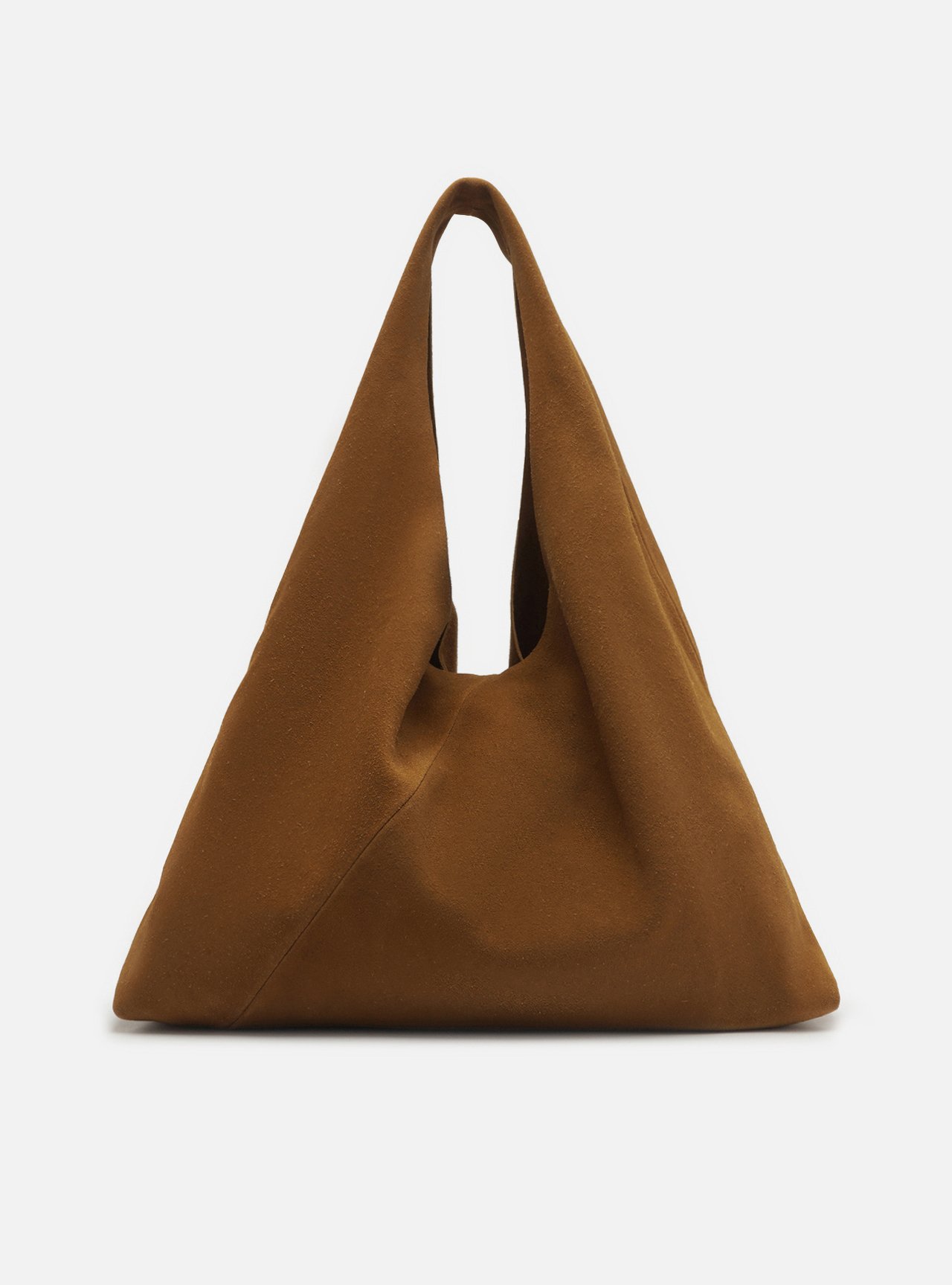 Bolsa Hobo Acamurçada Couro Grande Pouch — foto 3
