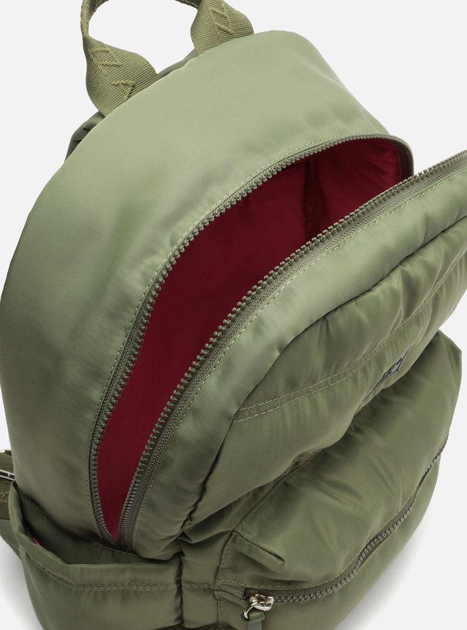 Mochila Verde Nylon Grande Sporty Brizza